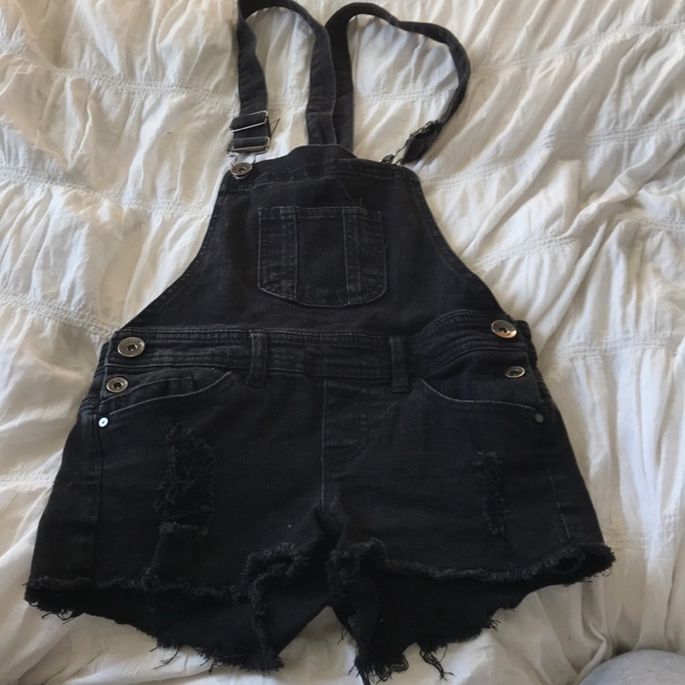 Black denim over all’s